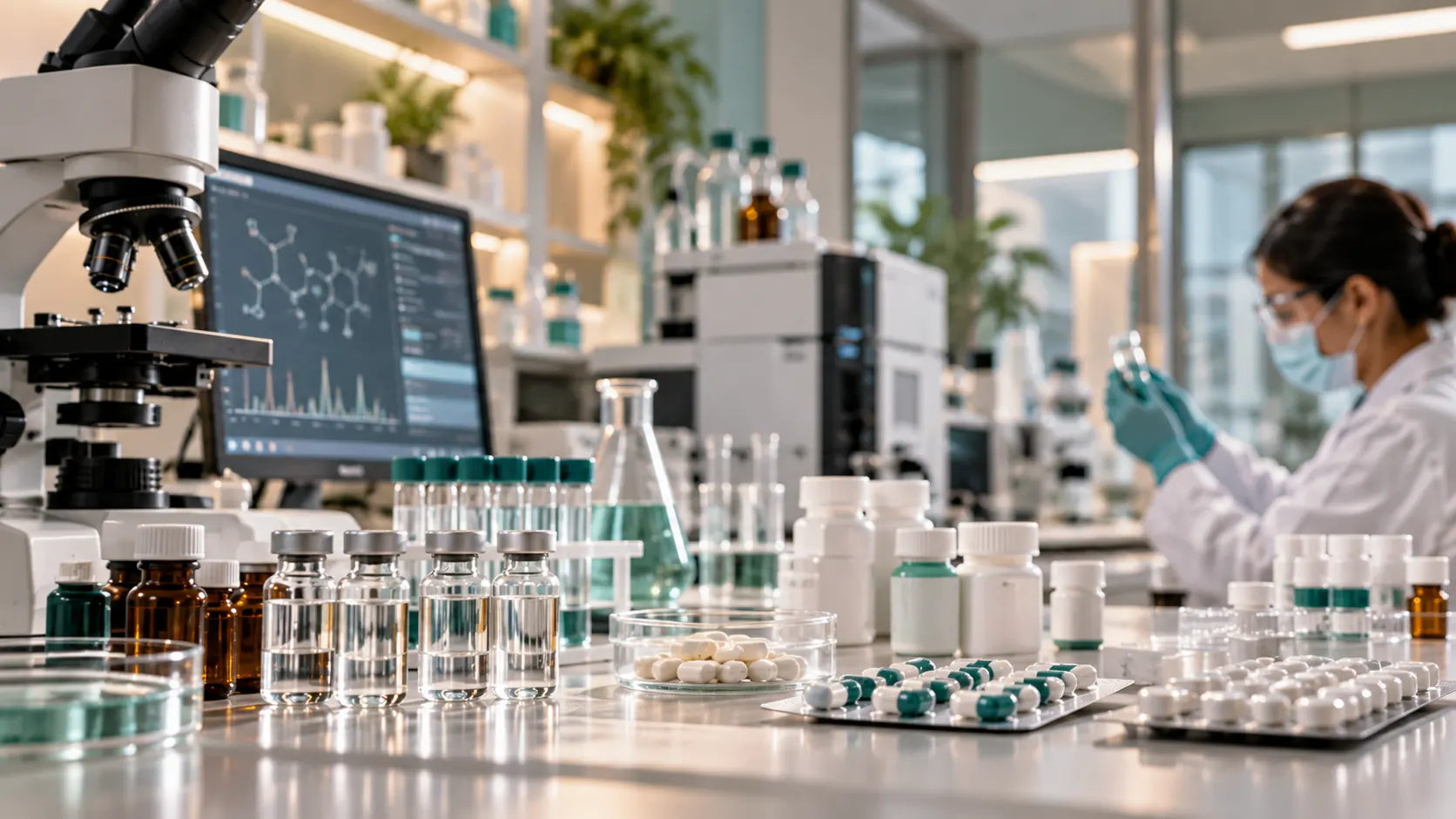 Pharmaceutical & QC laboratory environment