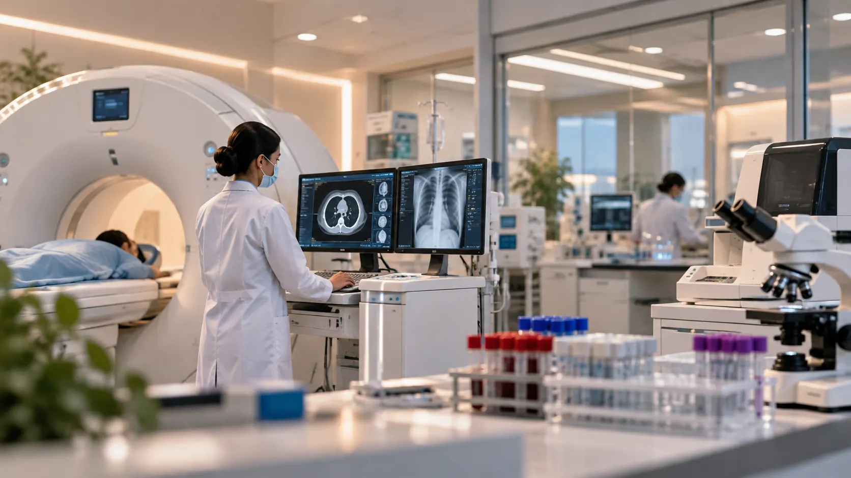 Hospitals & Diagnostics laboratory environment